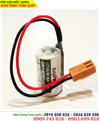 Pin nuôi nguồn Sanyo CR14250 lithium 3v 1/2AA 850mAh chính hãng Made in Japan